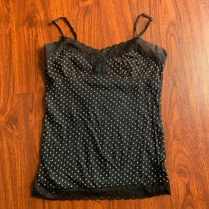 Girl's polka dot cami